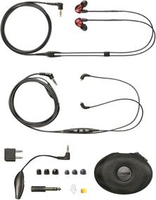img 1 attached to 🎧 Enhanced SEO: Shure SE535LTD Red Sound Isolating Earphones + Remote + Microphone