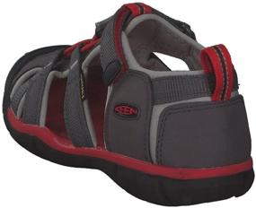 img 1 attached to 👧 Black KEEN Kids Seacamp Sandal - Girls' Shoes