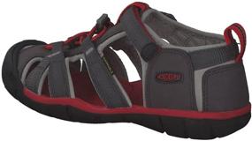 img 2 attached to 👧 Black KEEN Kids Seacamp Sandal - Girls' Shoes