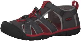 img 4 attached to 👧 Black KEEN Kids Seacamp Sandal - Girls' Shoes