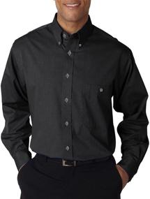 img 2 attached to UltraClub Mens Wrinkle Free End Shirt Men's Clothing for Shirts