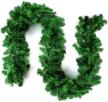 dounipig 9ft green christmas garland logo
