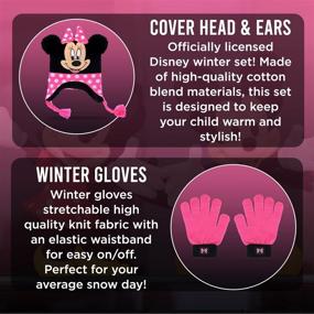 img 3 attached to Disney Minnie Winter Gloves Toddlers