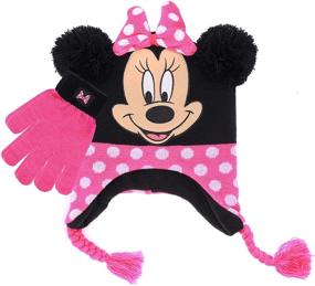 img 4 attached to Disney Minnie Winter Gloves Toddlers