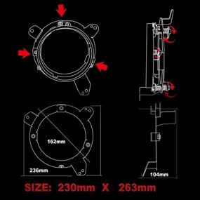 img 3 attached to 2018-2019 Jeep Wrangler JL Headlights Mounting Brackets - Upgraded LX-LIGHT Stainless Steel Omni-directional Adjustable Mounts