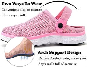 img 1 attached to 👣 ZUSERIS Comfortable and Breathable Slippers for Walking