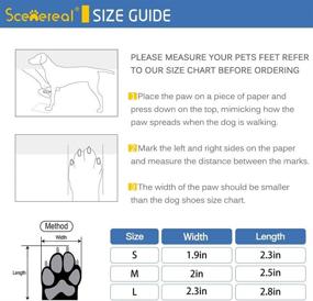 img 3 attached to Водонепроницаемая обувь для собак SCENEREAL Reflective