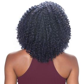 img 2 attached to 🌊 Zury Synthetic Hair Crochet Braids V8.9.10 Water Wave - 1 Pack (1B) - Optimal for SEO