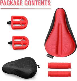 img 3 attached to ANZOME Bike Seat Cushion Cover for Kids 🚲 Bike: Gel Comfort Saddle Pad for Boys & Girls Bikes