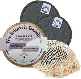 img 4 attached to 🌿 Bamboo Future: Eco-Friendly Facial Rounds Starter Kit - Set of 14 Reusable Bamboo Makeup Remover Pads with 1 Bamboo Storage Box and 1 Mini Cotton Laundry Beauty Bag