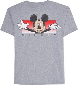 img 1 attached to Disney Mickey Graphic T Shirts Heather