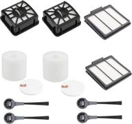 🧹 tatx 2 hepa filters, 2 dust base filters, 2 foam filters, 4 side brushes compatible with shark iq robot r101ae rv1001ae iq r101 ur1005ae vacuum self-empty base - compare to 106ky1000ae логотип