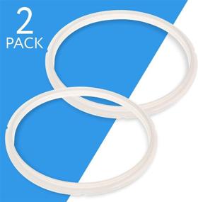 img 1 attached to 🔒 Impresa 2-Pack Replacement Seals/Gaskets for Crock-Pot 8-in-1 Multi-Use Express Crock (6 Qt): BPA-Free, Perfect Fit for Multi-Cooker/Pressure Cooker/Slow Cooker (SCCPPC600-V1)