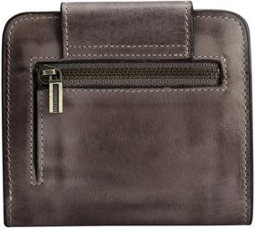 img 1 attached to Yafeige Tri Fold Women's Handbags & Wallets: Sleek Gray Design for Ultimate Security