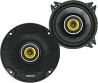 🔊 powerful 4 inch kicker cs series csc4 car audio speaker with woofers - yellow (2 pack) logo