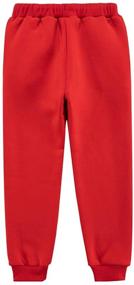 img 3 attached to 👖 Velvet Casual Pants for Girls and Boys - UNACOO Winter Clothing