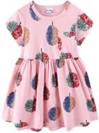 👗 cute prints little girls dresses by mud kingdom - perfect for summer holidays! logo