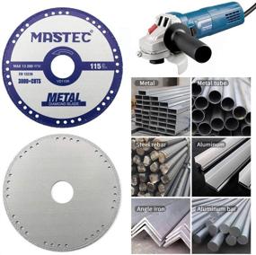 img 2 attached to Mastec Metal Cutting Blades - 4.5 Inch Rim Cut Off Disc - 7/8 Inch Arbor