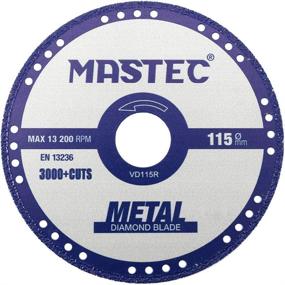 img 4 attached to Mastec Metal Cutting Blades - 4.5 Inch Rim Cut Off Disc - 7/8 Inch Arbor