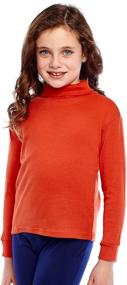 img 2 attached to 👕 Leveret Boys' Solid Magenta Turtleneck Cotton Clothing