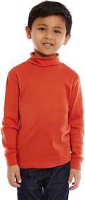 img 3 attached to 👕 Leveret Boys' Solid Magenta Turtleneck Cotton Clothing
