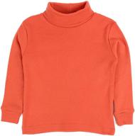 👕 leveret boys' solid magenta turtleneck cotton clothing logo