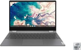 img 4 attached to 💻 Обновленный ноутбук Lenovo Chromebook Flex 5 13" - сенсорный FHD-дисплей, процессор i3-10110U, 4 ГБ оперативной памяти DDR4, 64 ГБ твердотельного накопителя SSD, операционная система Chrome OS - графитового серого цвета.