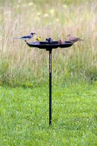 img 2 attached to 🦜 Premium Seed Catcher Tray for 1-Inch Straight Birding Pole - No Pole or Feeder Included