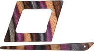 лиловая шаль knitters pride symfonie логотип
