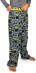 img 4 attached to Cozy Batman Boy's Flannel Pajama Pants - Sleep in Superhero Style!