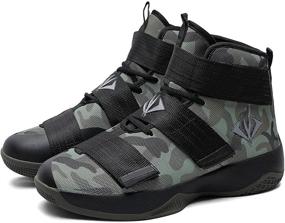 img 2 attached to 🏀 Revolutionary MAUGELY Breathable Basketball Shoes: Ultimate Non-slip Footwear for Students and Men