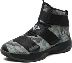 img 4 attached to 🏀 Revolutionary MAUGELY Breathable Basketball Shoes: Ultimate Non-slip Footwear for Students and Men