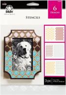 🎨 folkart new backgrounds stencils: 3-pack value set for creative crafters logo