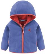 🧥 littlespring boys' clothing: toddler full zip fleece jacket in jackets & coats - top quality and style! logo