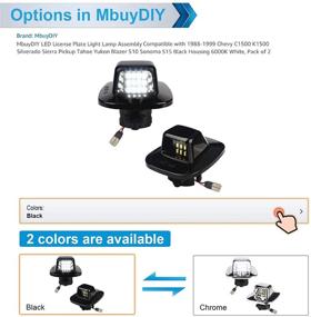 img 3 attached to MbuyDIY Assembly Compatible 1988 1999 Silverado Lights & Lighting Accessories