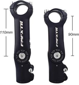 img 1 attached to 🚲 UPANBIKE Adjustable Bike Stem Riser Adapter - 0~90 Degree, 90mm/110mm Length - Enhances Mountain Bike, Road Bike, BMX - Fits 25.4mm/31.8mm Handlebar