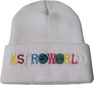 fwjsky astroworld embroidered stretchy skullies outdoor recreation logo