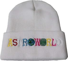 img 2 attached to Fwjsky Astroworld Embroidered Stretchy Skullies Outdoor Recreation