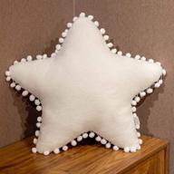 white plush throw pillows - creative star shaped cushions stuffed toys logo