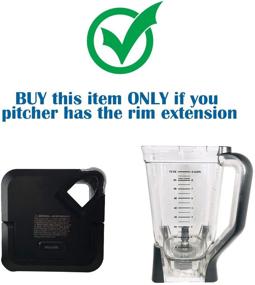 img 1 attached to 🍹 Upgrade your Ninja Blender with the New Model Auto-iQ Series: OEM Ninja Lid for 72oz XL Pitcher with Pour Spout and Locking Handle BL640 BL641 BL642 BL642W BL642Z BL682 BL663CO BL770 BL771 BL773CO BL685