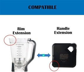 img 2 attached to 🍹 Upgrade your Ninja Blender with the New Model Auto-iQ Series: OEM Ninja Lid for 72oz XL Pitcher with Pour Spout and Locking Handle BL640 BL641 BL642 BL642W BL642Z BL682 BL663CO BL770 BL771 BL773CO BL685