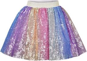 img 3 attached to 🌈 Easter Girls' Clothing featuring Rainbow Sequin Headband for Girls