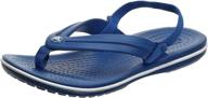 👣 водные сандалии unisex crocband flip для мальчиков от crocs логотип