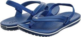 img 1 attached to 👣 Водные сандалии Unisex Crocband Flip для мальчиков от Crocs