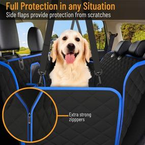 img 1 attached to 🐶 Active Pets Dog Seat Cover: 100% Waterproof, Durable Hammock Car Seat Protector with Mesh Window, Non Slip, Protection Against Dirt & Pet Fur – Ideal for Cars & SUVs