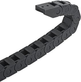 img 1 attached to Uxcell Black Plastic Carrier Length Industrial Hardware Chains: Efficient and Durable Options for Your Needs