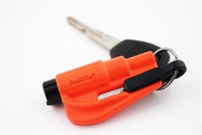 img 1 attached to 🔑 Res Q Me Emergency Escape Tool Keychain - Your Orange Lifesaver