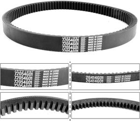 img 1 attached to 🔧 High-Quality Roykaw EZGO TXT Gas Drive Belt & Starter Belts Kit for EZGO 4 Cycle Gas Golf Cart TXT Cushman Express Marathon Medalist ST Vehicles Terrain 1994-2013, OEM Numbers: 72054G01, 72024G01, 72025G01, 26414G01