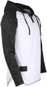 img 2 attached to 👕 ZIMEGO Men's Pullover Hoodie Sweatshirt – Premium Men's Clothing for Fashion-forward Individuals