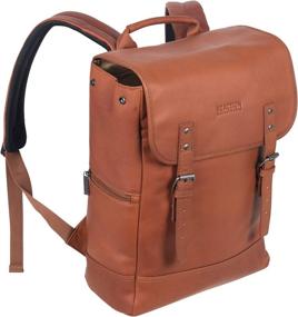 img 4 attached to Highly Functional Kenneth Cole Reaction Colombian Compartment Backpacks: A Perfect Blend of Style and Organization